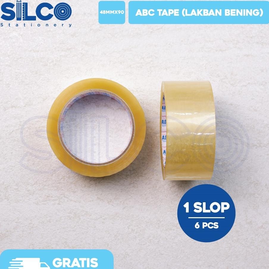

Isolasi Solatape Abc Besar 48Mm X 90 Yard Lakban Bening Lakban Coklat Selotip Slop