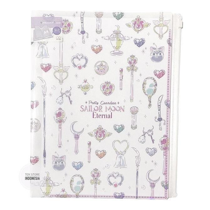 

ORIGINAL PRETTY GUARDIAN SAILOR MOON ETERNAL FOLDER 6 POCKETS 1 CASE A