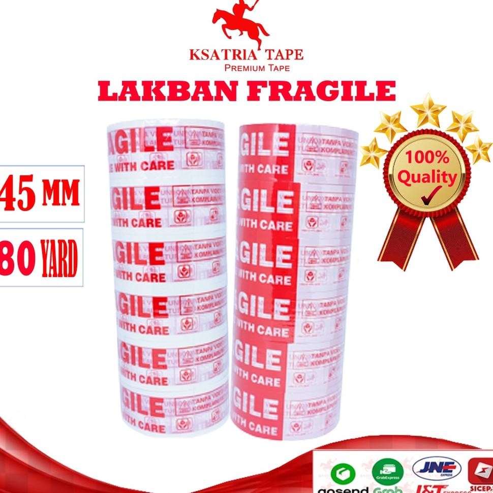 

Ter Lakban Opp Tape Lakban Fragile Dunia Paing 45 Mm X 80 Yard Slop Cod