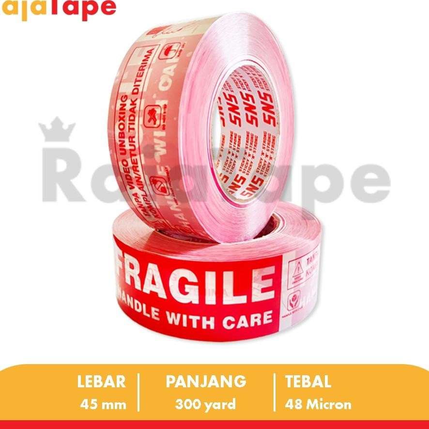 

Khusus Sameday Nt 1 Karton Lakban Unboxing Fragile 300 Yard X 45 Mm X 48 Mic Stiy N Strong Sns