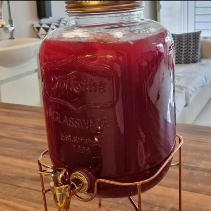 dispenser kaca 5 liter / Dispenser hotel / Hotel juice dispenser