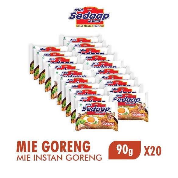 

Sedaap Mie Instan Goreng 90 gr x 20 pcs LA