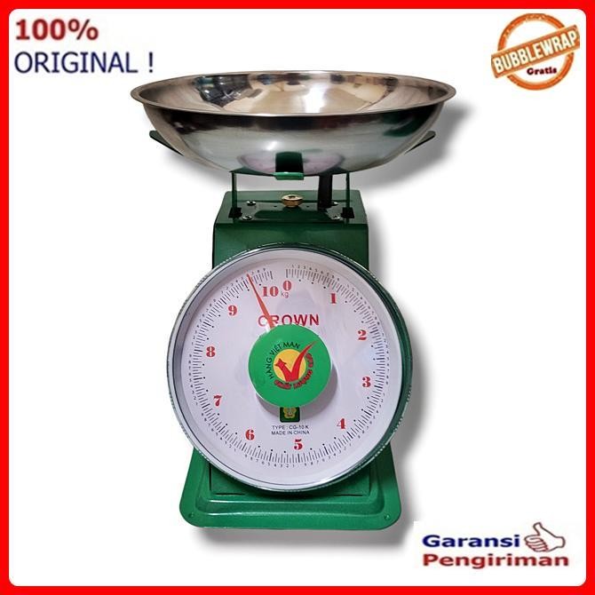 Timbangan Duduk Timbangan Buah 10 Kg Crown Original Dan Terpercaya