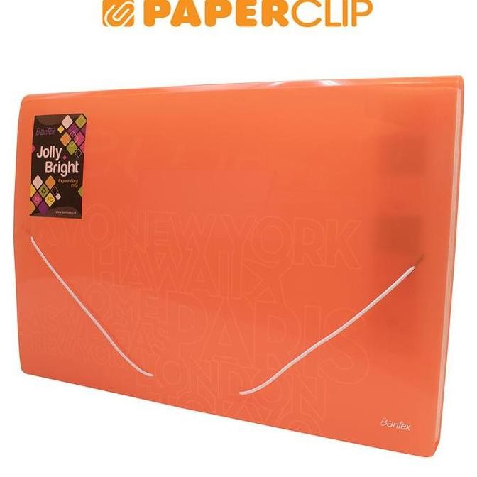 

BEBAS ONGKIR - EXPANDING FILE BANTEX 3607 FOLIO 12 ORANGE