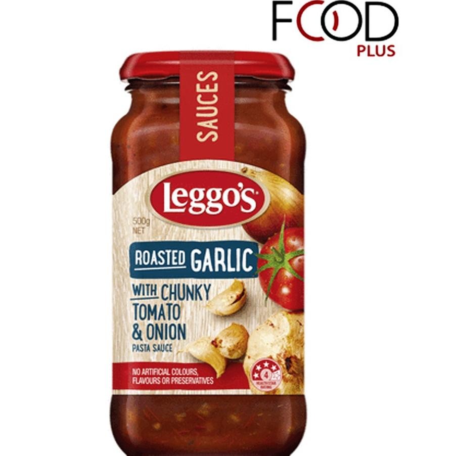 

Leggos Roasted Garlic With Chunky Tomato Onion Pasta Sauce Gr