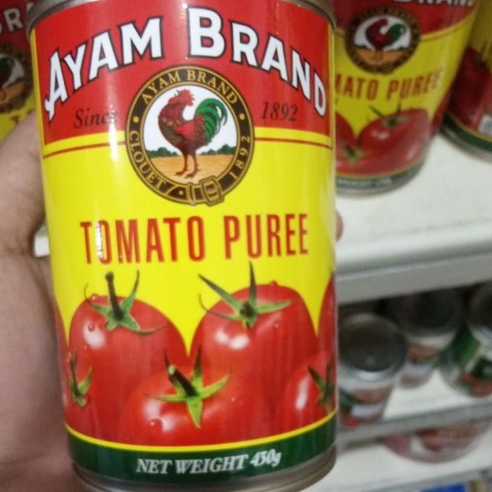

Tomato Puree 430Gram Saus Pasta Tomat Ayam Brand