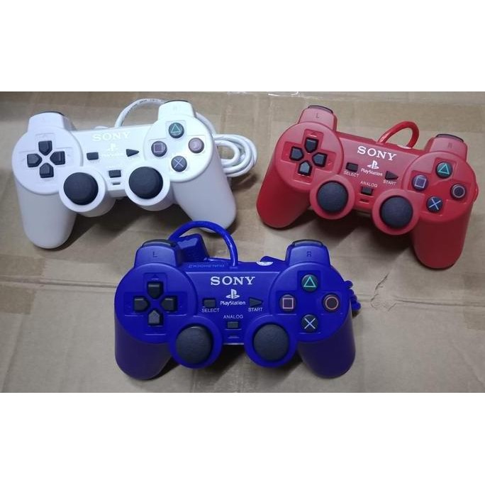 Produk Baru Stik PS2 Ori Pabrik OP Warna Stabilo - Controller PS2 Berkualitas