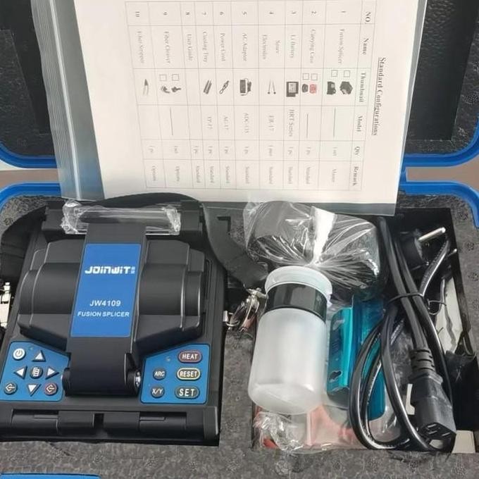 FUSION SPLICER MACHINE JOINWIT JW4109 / JW 4109 FTTH FIBER OPTIC SPLICING/SPLICER ALAT SAMBUNG KONEK