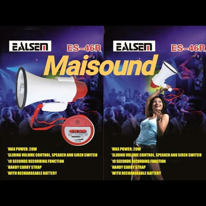 Megaphone Ealsem ES-46R Pengeras Suara ES46R