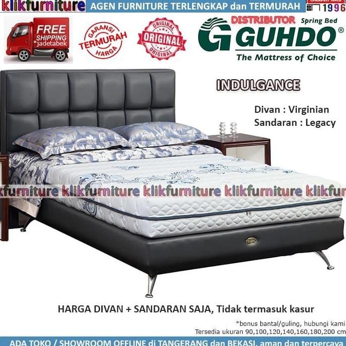 Divan+Sandaran (160X200) Indulgance Legacy Virginian Springbed Guhdo