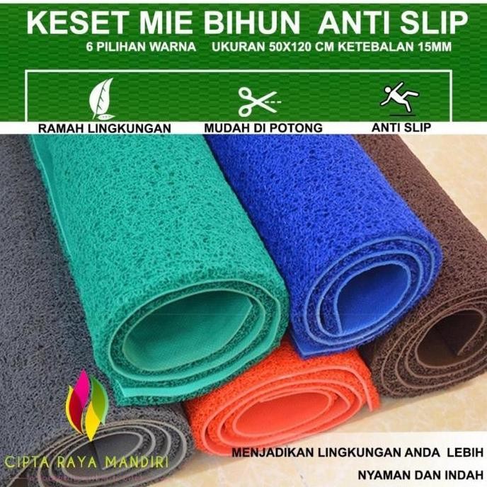 TERLARIS - (CRM) Karpet Mie Meteran 0 x 20cm / Karpet Bihun Meteran / Keset Karpet Karet Mie Bihun P