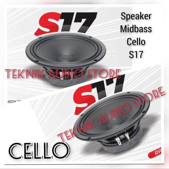 Speaker Midbass 6.5inch Cello S17