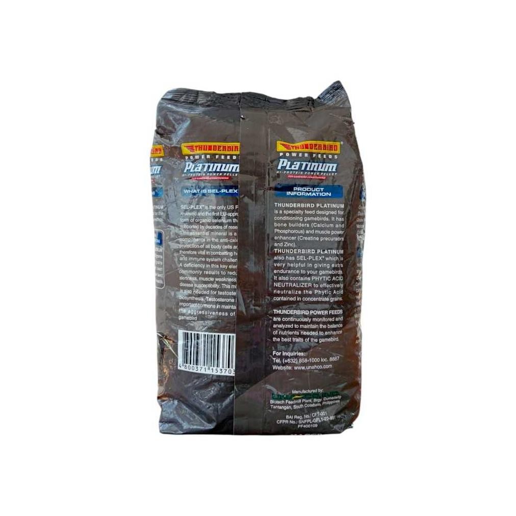 Promo Thunderbird Platinum (Biru) 1 Kg - Pakan Ayam Jago Import Prermium