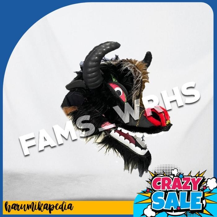 Bantengan Anak Bantengan Mangap Spons Topeng Bantengan Kerbau Real