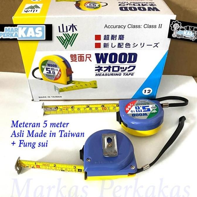 Meteran Hongsui 5 Meter Hong Sui Wood Premium