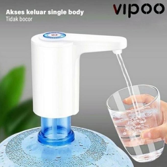 New Pompa Galon Air Minum Vipoo V-2056 Pompa Elektrik Otomatis