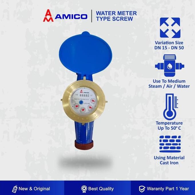 Water Meter Amico 1,5 Inch Diskon