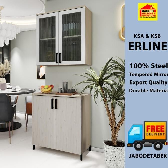 Kitchen Set Besi - Furniture Besi - Lemari Piring Besi - Kitchen Set Atas - Kitchen Set Bawah - Ksa/