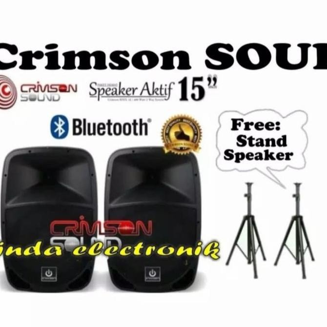 Speaker Aktif 15 Inch Crimson Show