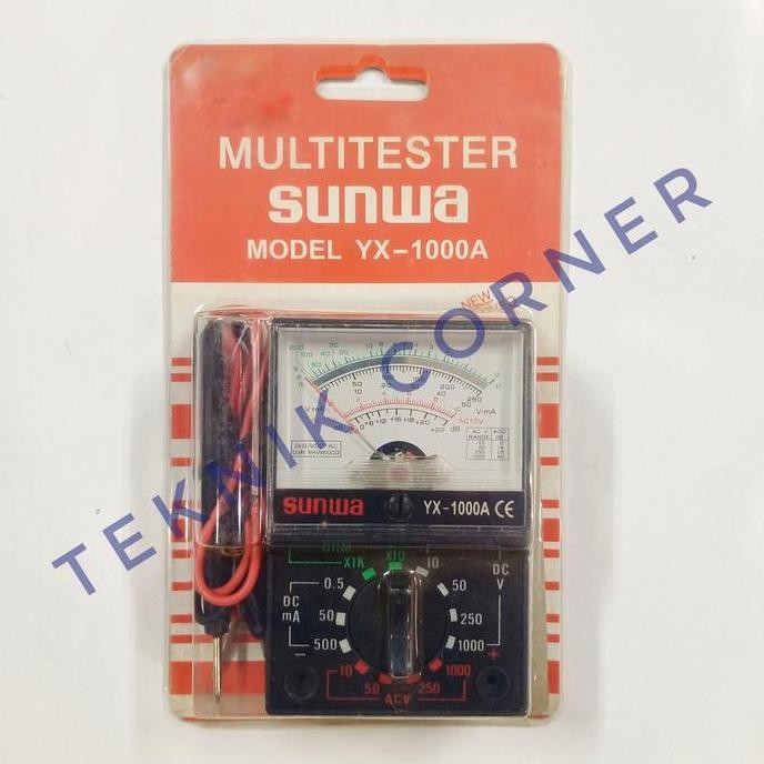 Sunwa Multitester Avometer Analog Jarum Yx-1000A Yx 1000 A Nankai Best Seller