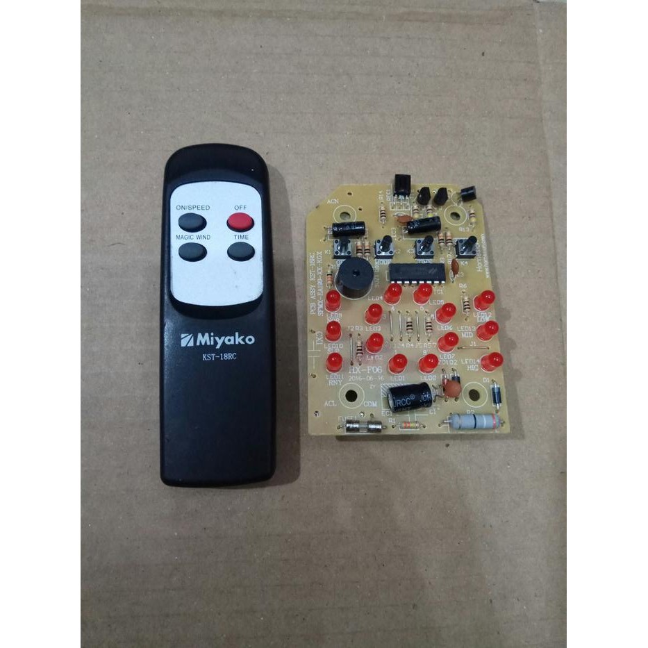 Modul kipas angin miyako + remot kipas