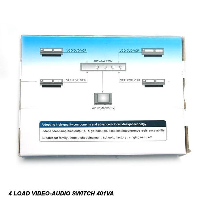 4 Load Video-Audio Switch 401VA
