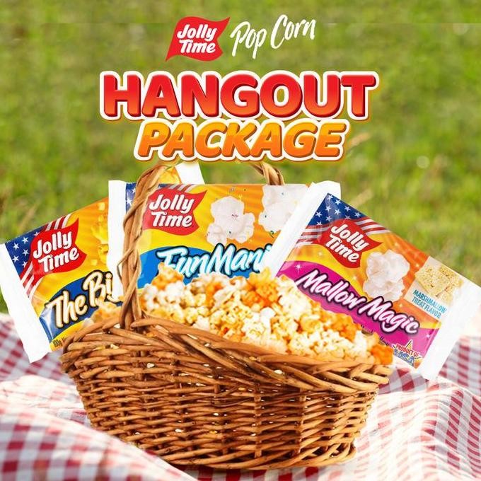 

Paket Hang Out (1TBC, 1FM, 1MM) - Jolly Time Microwave Popcorn