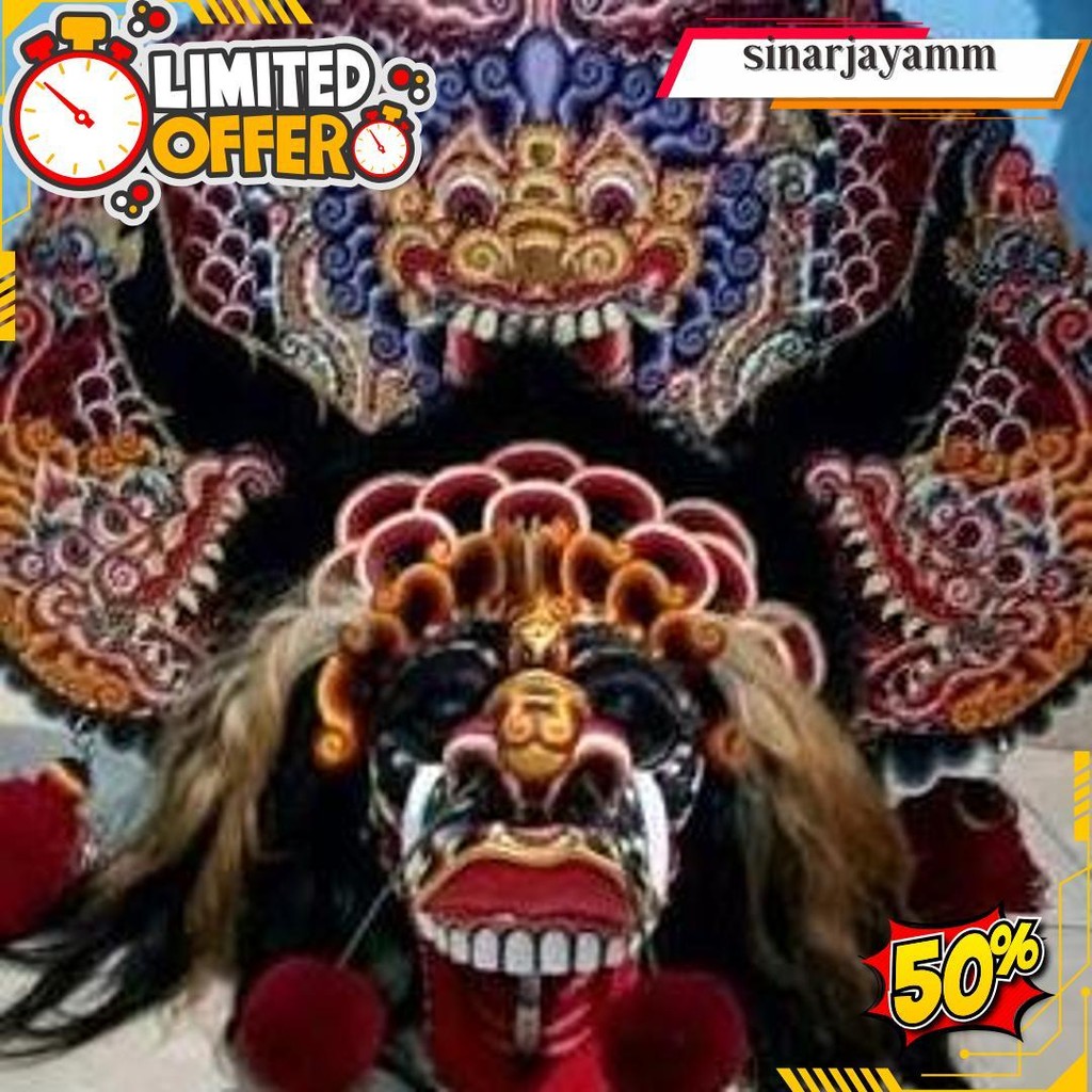

Bisa Cod Cuci Gudang Barongan Rampak Telon Jamang Cat Air Brush Bonus Kemul Panjang Dan Pentul Tinggal Pakai Ukuran Anak Promo Barongan Plipit Romo Mainan Anak Barongan Anak Sd Brongan Plipit Premium / Barongan Spon Caplok Kain Panjang / Barongan Ponorogo