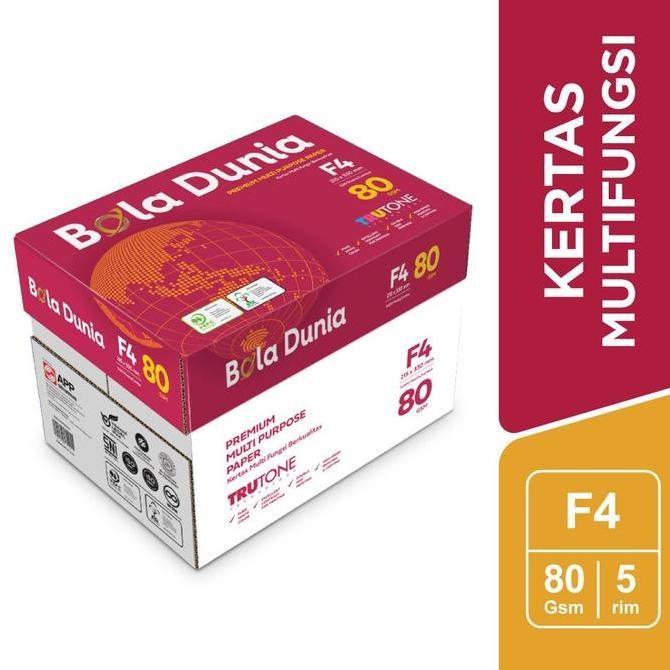 

TERMURAH - Bola Dunia Kertas Fotocopy 80 GSM F4 - BDA PC 80 F4
