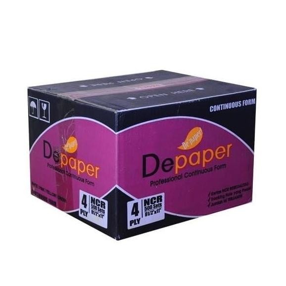 

TERMURAH - Kertas Continuous Form Depaper 4 Ply Full Warna 9 1/2 x 11