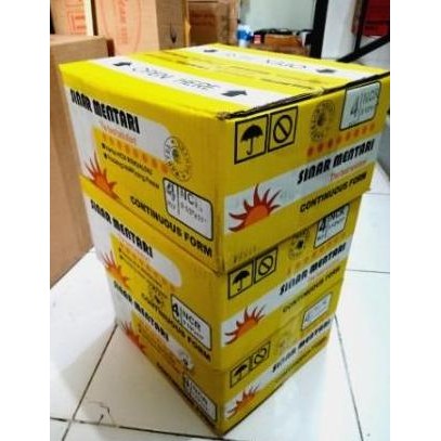

NEW 4 Ply Wartel Kertas Continuous Form Sinar Mentari 9 1/2X11