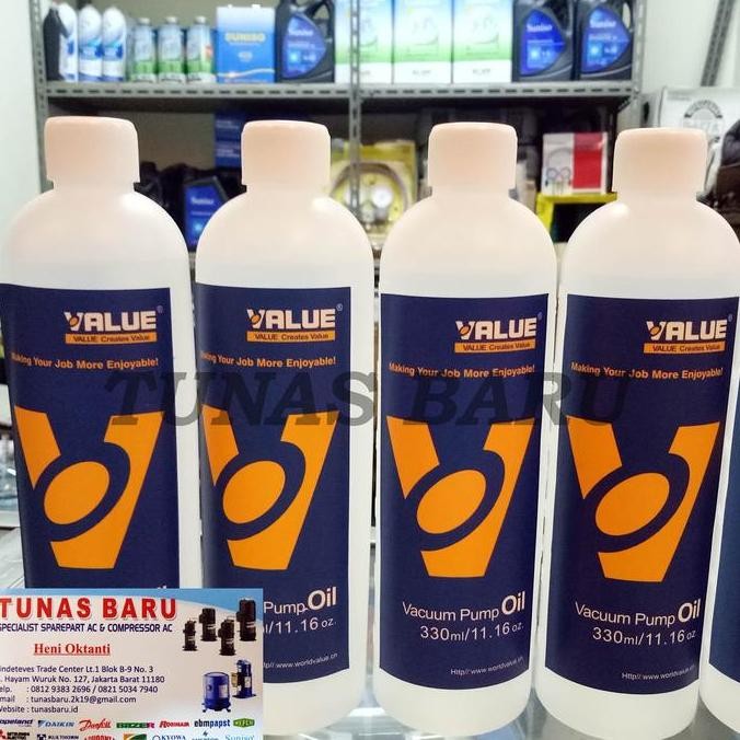 TERMURAH - Oil Vacuum Pump Value 330ml / Oli Vacum AC Value 330ml