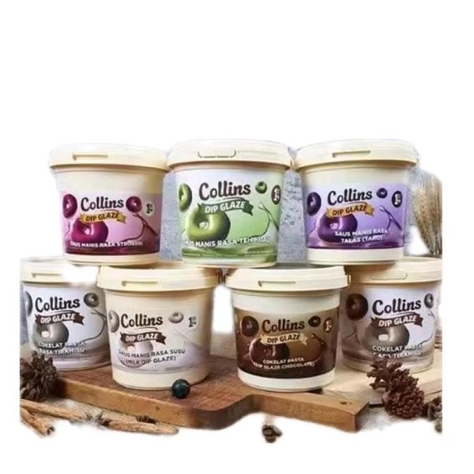 

Collins Dip Glaze 1Kg Selai Choco Crunchy Matcha Tiramisu (Mine)