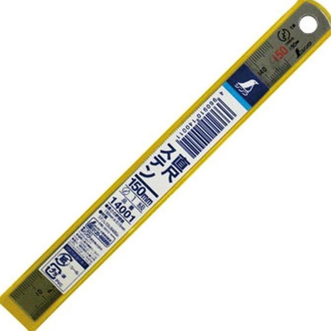 

Shinwa Penggaris Lurus 14001 Straight Scale Stainless Steel 150Mm Jis