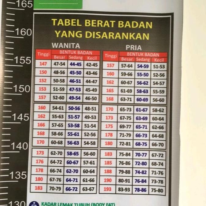 

Banner/Ukuran Tinggi Badan