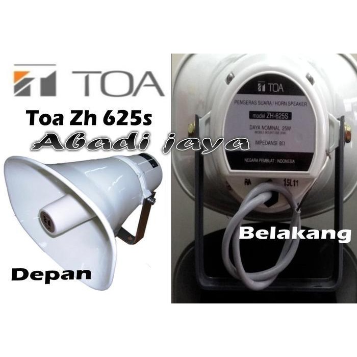 horn speaker toa zh 625s toa zh 625 s toa zh652 s original