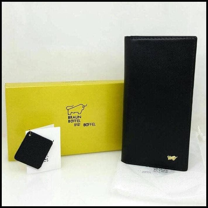 Dompet Panjang Pria/Wanita Kulit Asli Braun Buffel