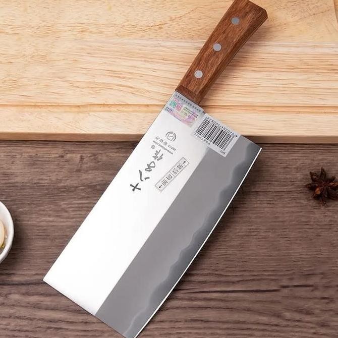 Meat Cleaver Knife Wood Handle Chinese Cleaver High Pisau Daging (Sale)
