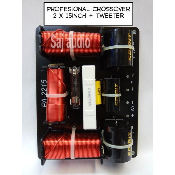 Pasif Crossover PA 2215 Profesional Speaker Double 15 Inch.....Import