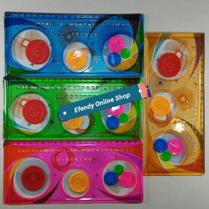 

Pengaris Spirograph / Pengaris Kembang