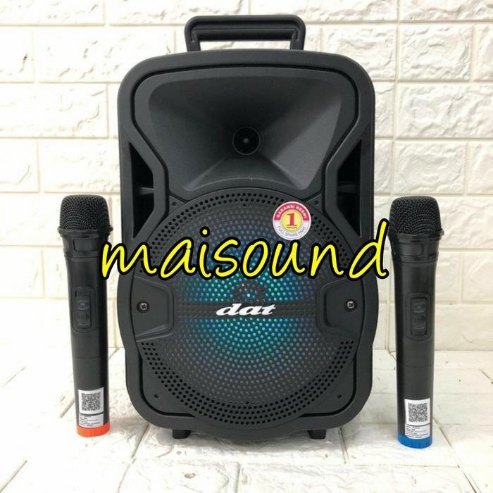 SPEAKER PORTABLE DAT 8 INCH DAT DT820 QD SPEAKER DAT DT 820 QD ORI Terbaru Berkualitas