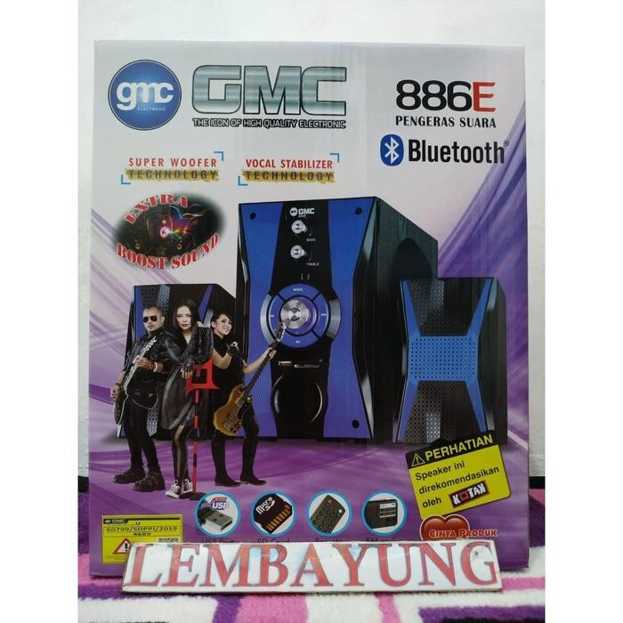 GMC-886E Multimedia Speaker (Bluetooth) 2.1 Terbaru Berkualitas