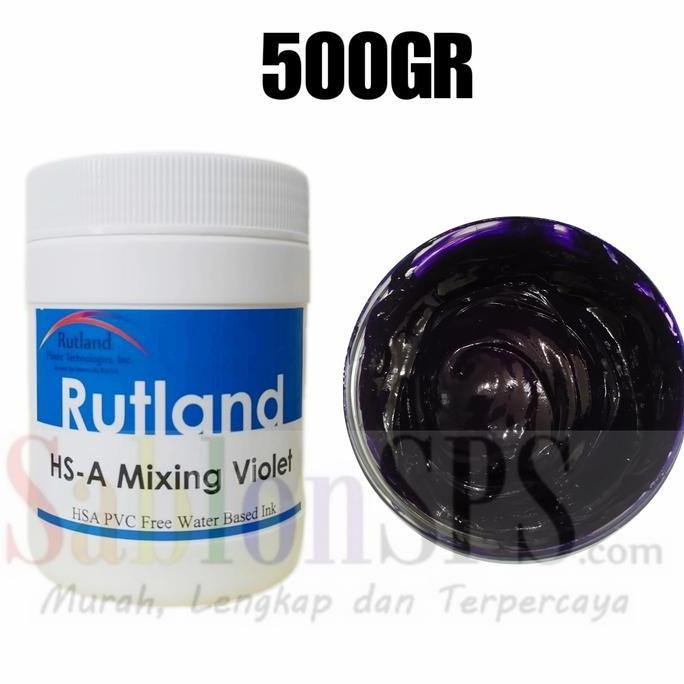 

Tinta Sablon Rutland Semi Plastisol Water Based Violet 500Gr