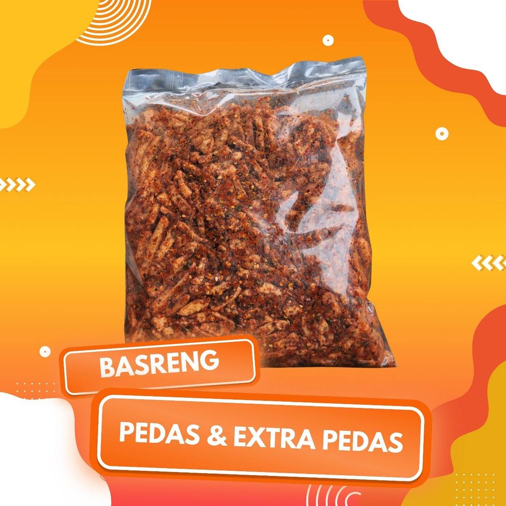 

Basreng Original Pedas Daun Jeruk Viral 1KG Cemilan Sultan Cianjur Produksi Pabrik Sendiri Dadakan