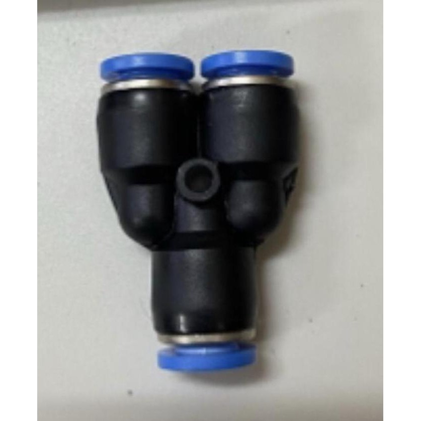 Fitting Y 10mm / Sambungan PU / Sambungan selang angin Y 10 mm