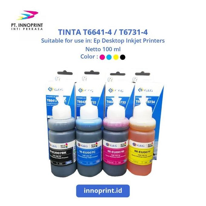 

Tinta Epson 664 Series 100Ml Compatible Printer L120/L210/L220/L360
