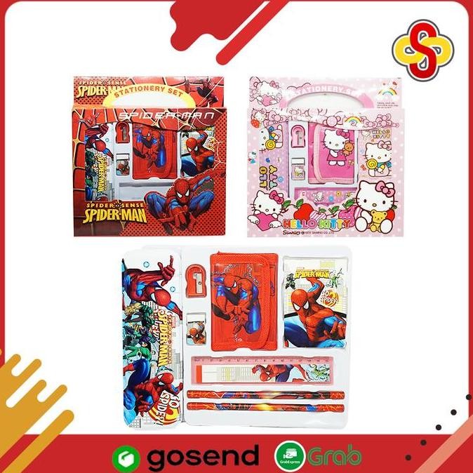 

Set Alat Tulis Sekolah Anak 8 In 1 Karakter Stationery Set 938