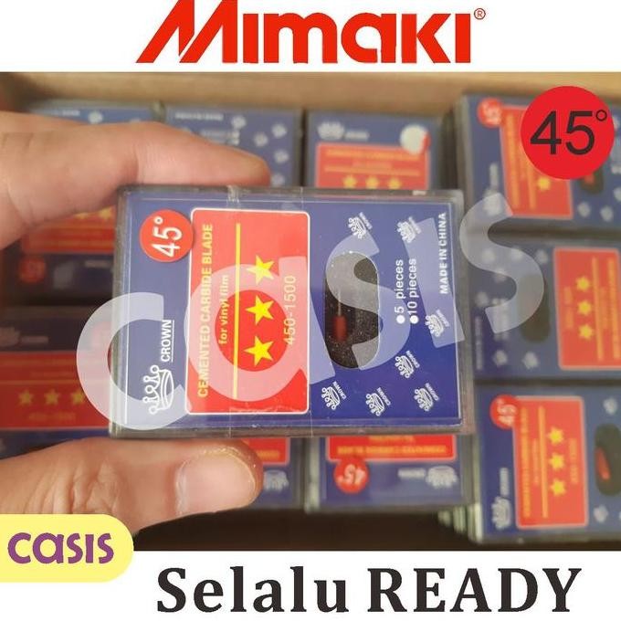 

Pisau Mimaki 45 Derajat 1 Box Isi 5 Pcs - Casis