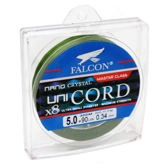 Senar Pe X8 Falcon Uni Cord Nono Crystal 300M Kualitas Terbaik Harga Termurah