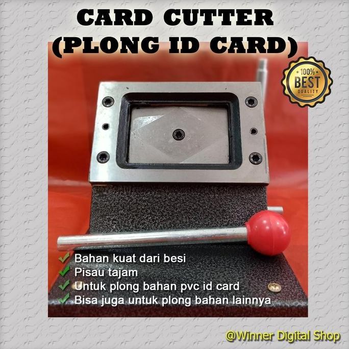 

Alat Potong Kartu / Card Cutter Plong Id Card Pvc Tebal